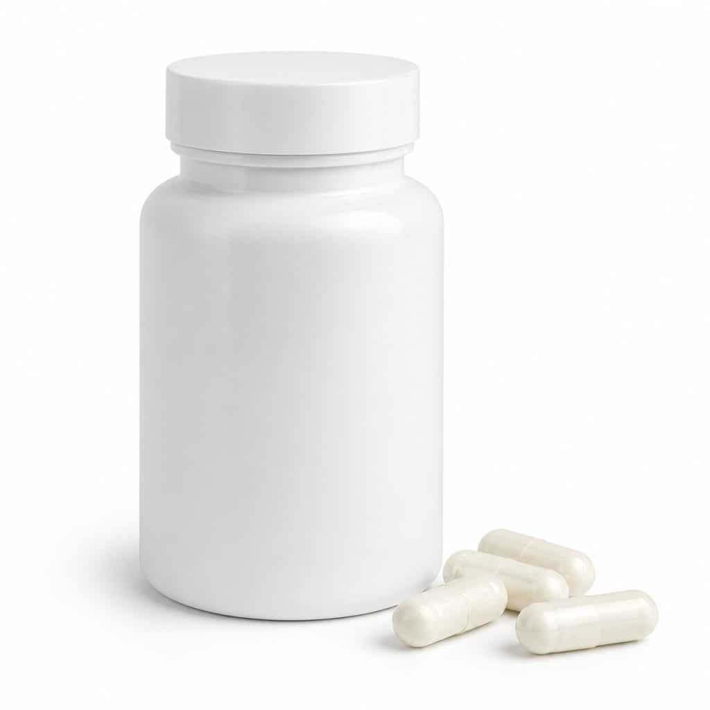 Biotine (vitamine B8) en gélules présenté seul