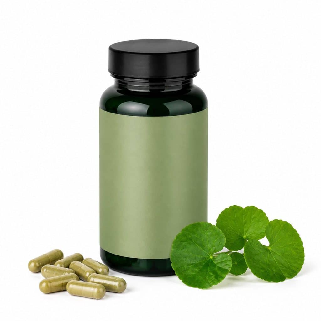 Centella asiatica en gélules présenté seul