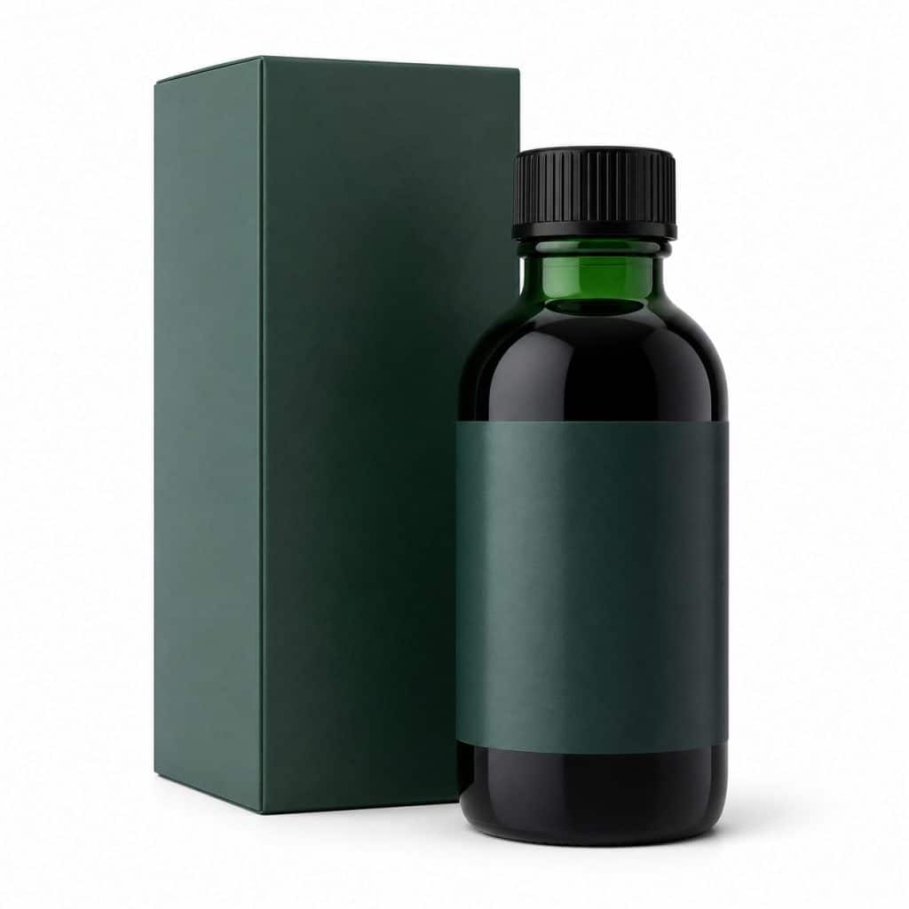Chlorophylle liquide présenté seul