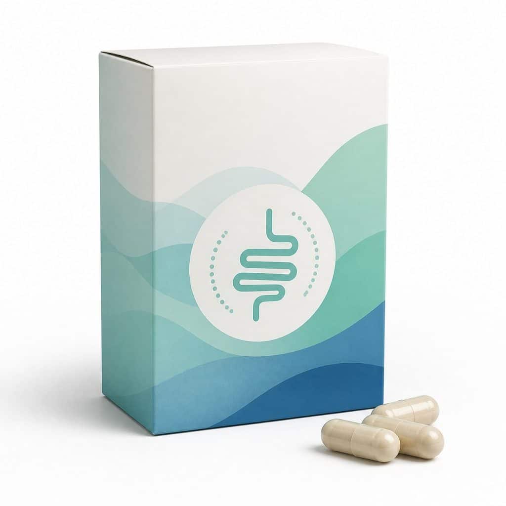 Probiotique transit en gélules présenté seul