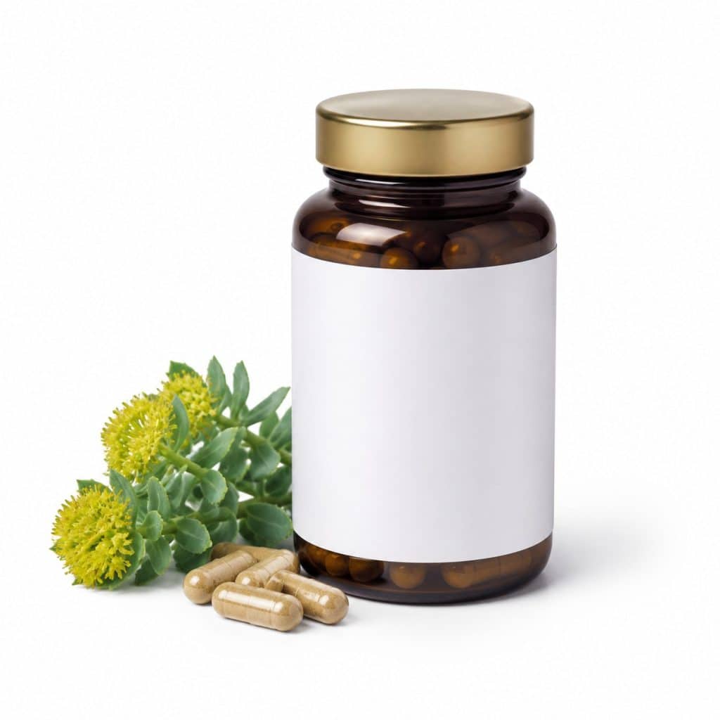 Rhodiola rosea extrait standard en gélules présenté seul