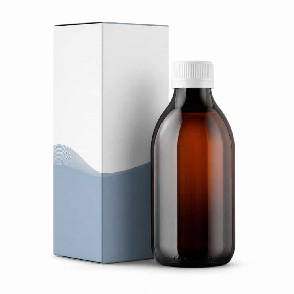 Silicium organique en solution buvable présenté seul