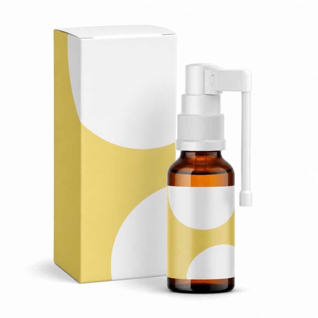 Vitamine D3 en spray buccal présenté seul