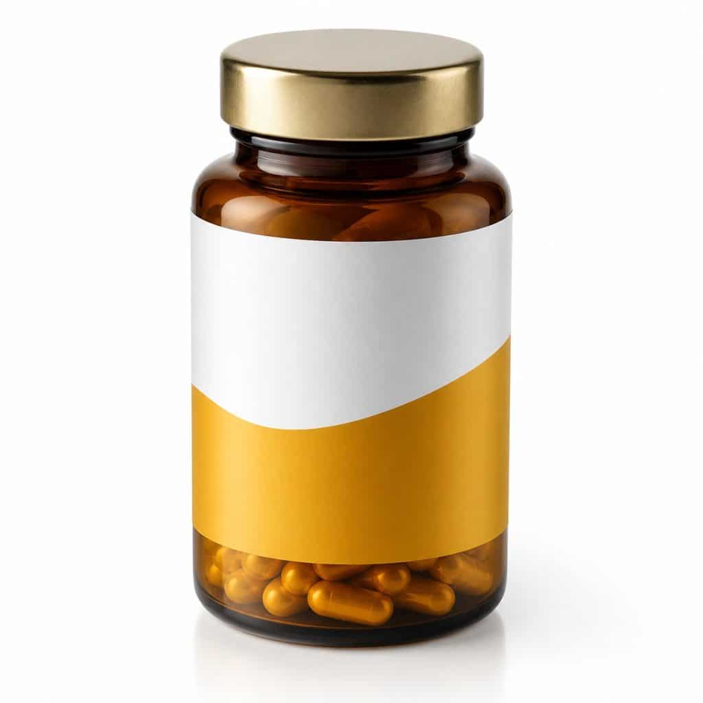 Vitamine D3 et K2 en gélules présenté seul